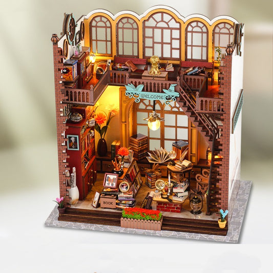 Magic Book House Three-dimensional Puzzle Model Wooden Toys