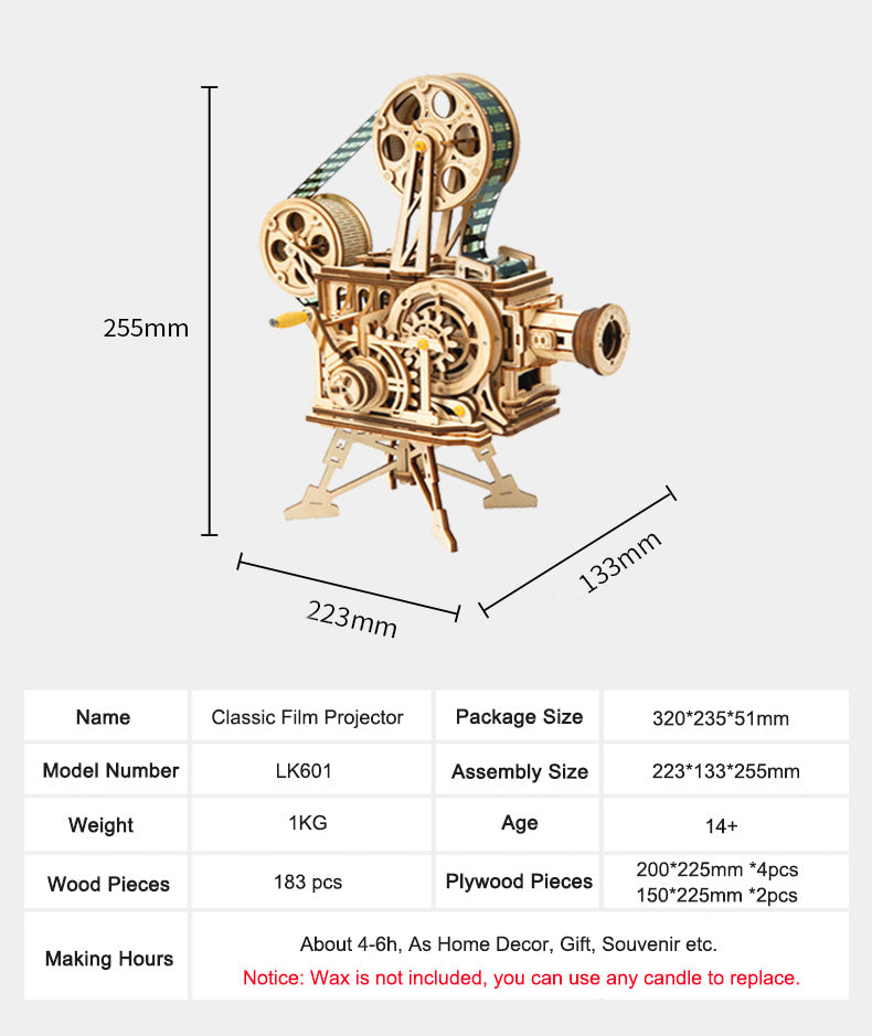 3D Wooden Puzzle Model Children's Toys